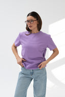 T-shirt damski, krótki rękaw, klasyczny krój