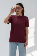 T-shirt damski, krótki rękaw, klasyczny krój