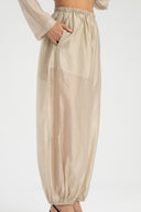 Genie pants z tencelu „Soft Cloud” z bawełnianymi szortami