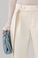 Spodnie Barrel Fit z zakładkami