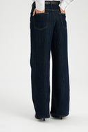 Jeansy granatowe Soft Dark Stright