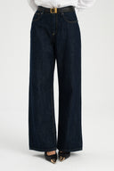 Jeansy granatowe Soft Dark Stright