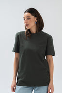 T-shirt damski, krótki rękaw, klasyczny krój