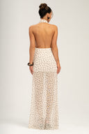 Sukienka Dots Affair - kremowa