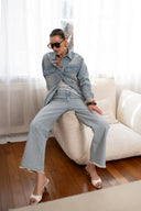 Koszula Soft Denim Romance oversize