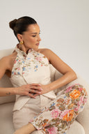 Top Tokyo Bloom z ozdobnymi żabkami