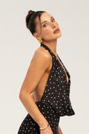 Sukienka Dots Affair - czarna